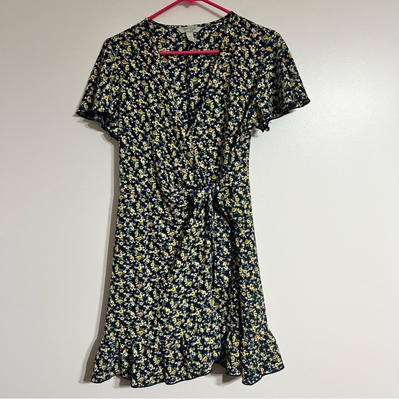 Floral Wrap Dress - Picture 1 of 8